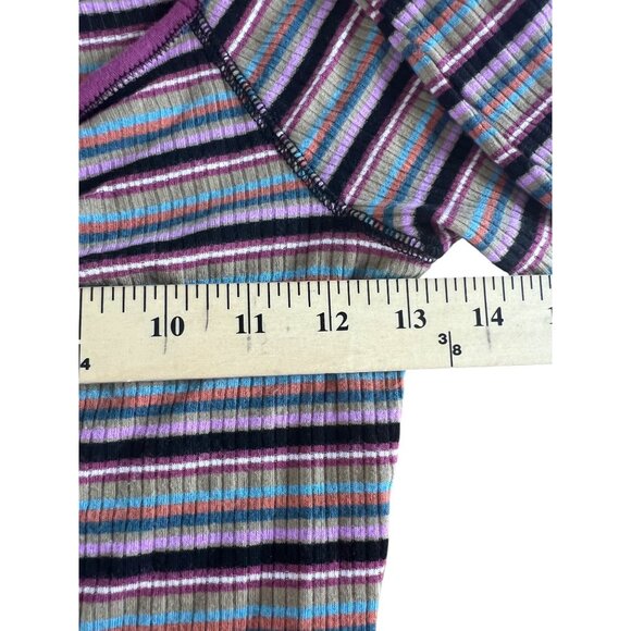 Free People Intimately Put A Stripe On It Thong Bodysuit Long Sleeve X-Small - Picture 7 of 10